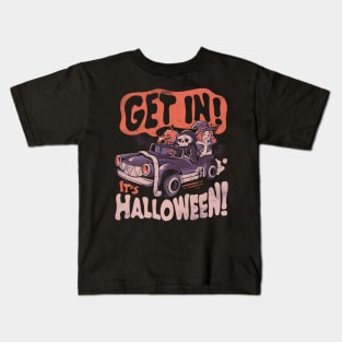 Get In Its Halloween - Halloween Pumpkin Skull Gift Kids T-Shirt